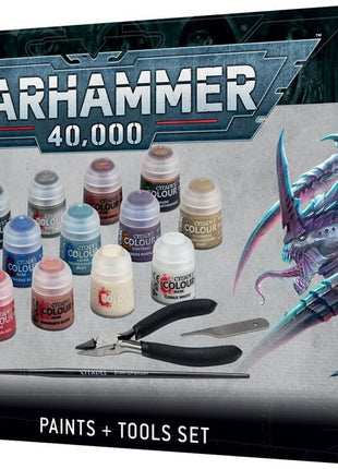 Warhammer - 40K: Paint + Tools Set