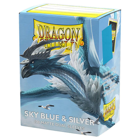 Dragon Shield - Dual: Sky Blue & Silver