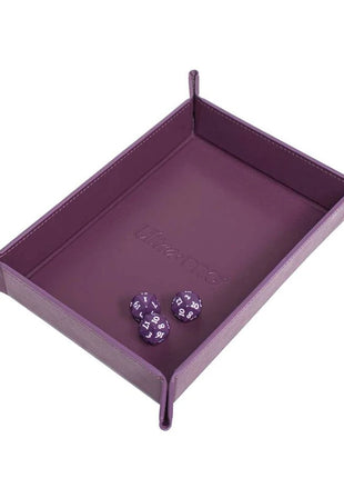 Foldable Dice Tray: Plum