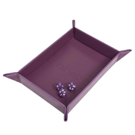 Foldable Dice Tray: Plum