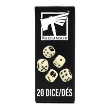 Warhammer Dice White 20ct
