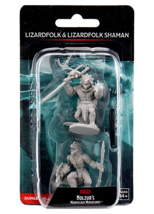 Dungeons and Dragons Miniature: Lizardfolk & Lizardfolk Shaman