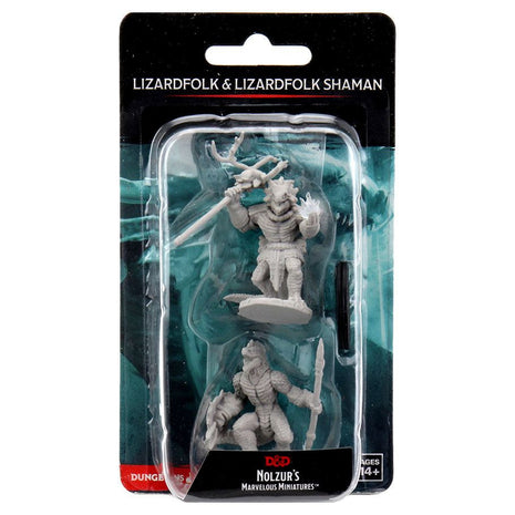 Dungeons and Dragons Miniature: Lizardfolk & Lizardfolk Shaman